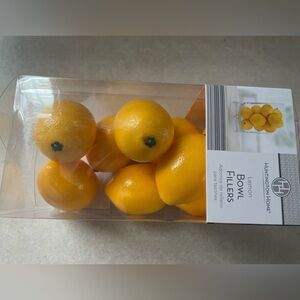9pc  Decorative Lemon Filler Yellow